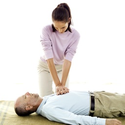 Young Woman Performing Cardiopulmonary Resuscitation