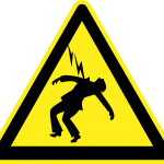 First aid for an electric shock