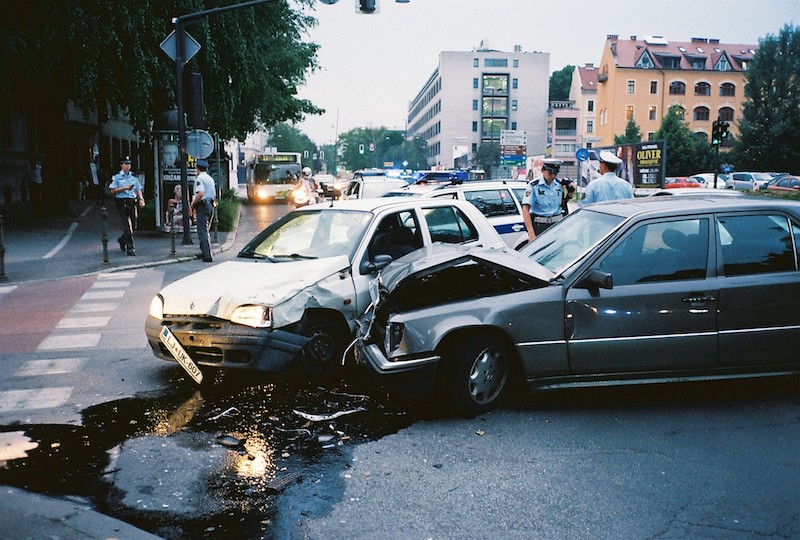 lateral car collision