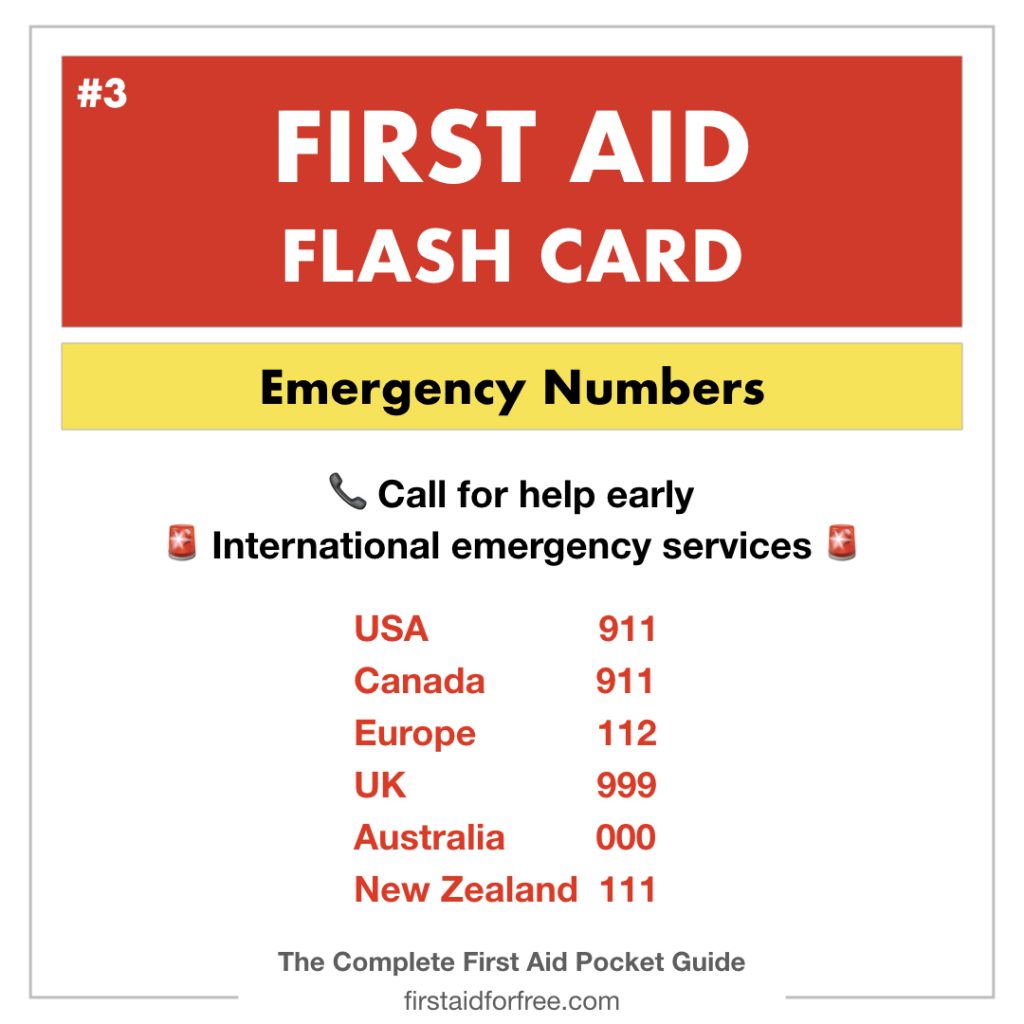 first aid flashcards first aid for free