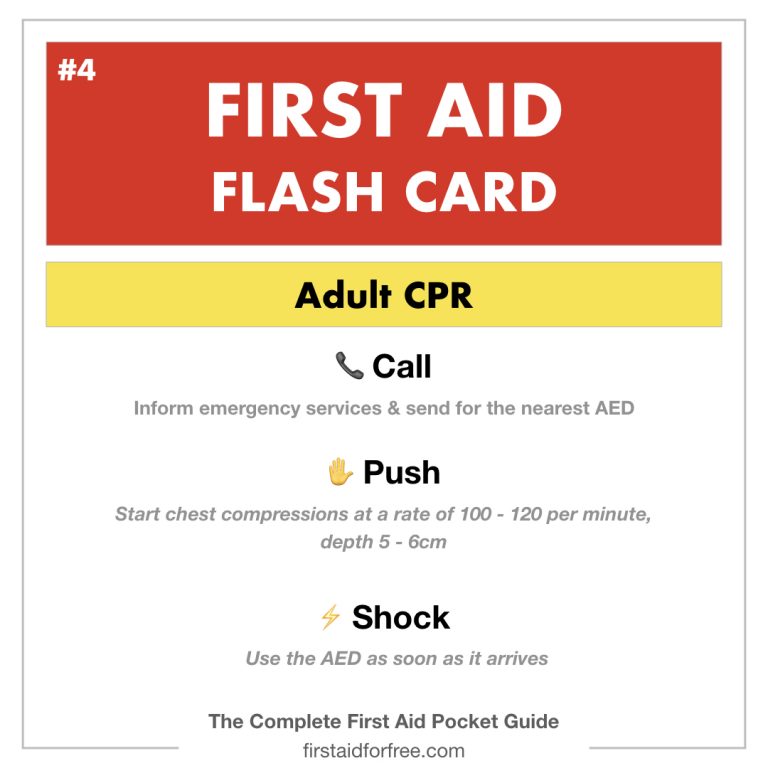 First Aid Flashcards - First Aid for Free