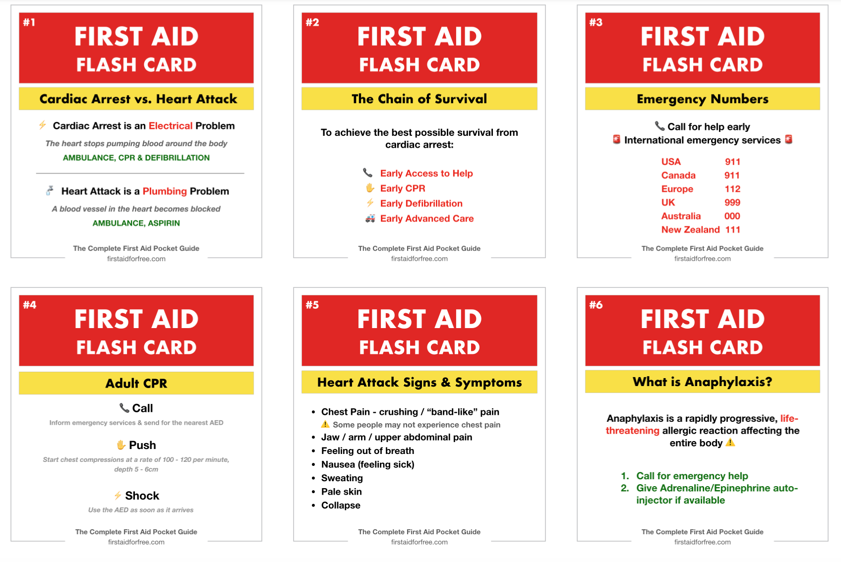 Free Printable Printable Cpr Card
