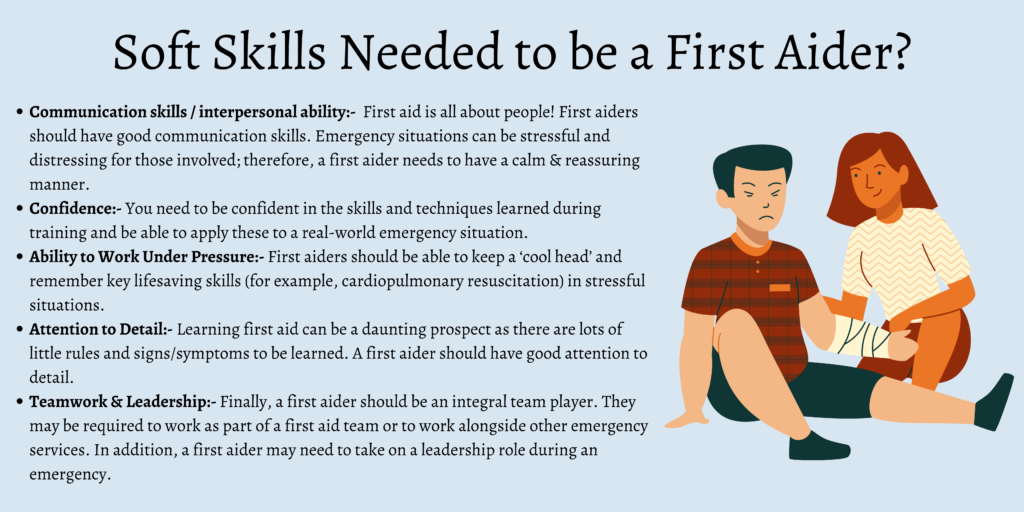 Skills Needed to be a First Aider