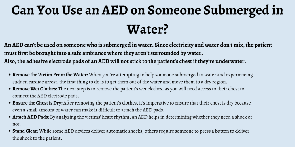 Can You Use an AED on Someone Submerged in Water