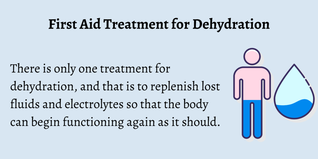 First Aid Treatment for Dehydration
