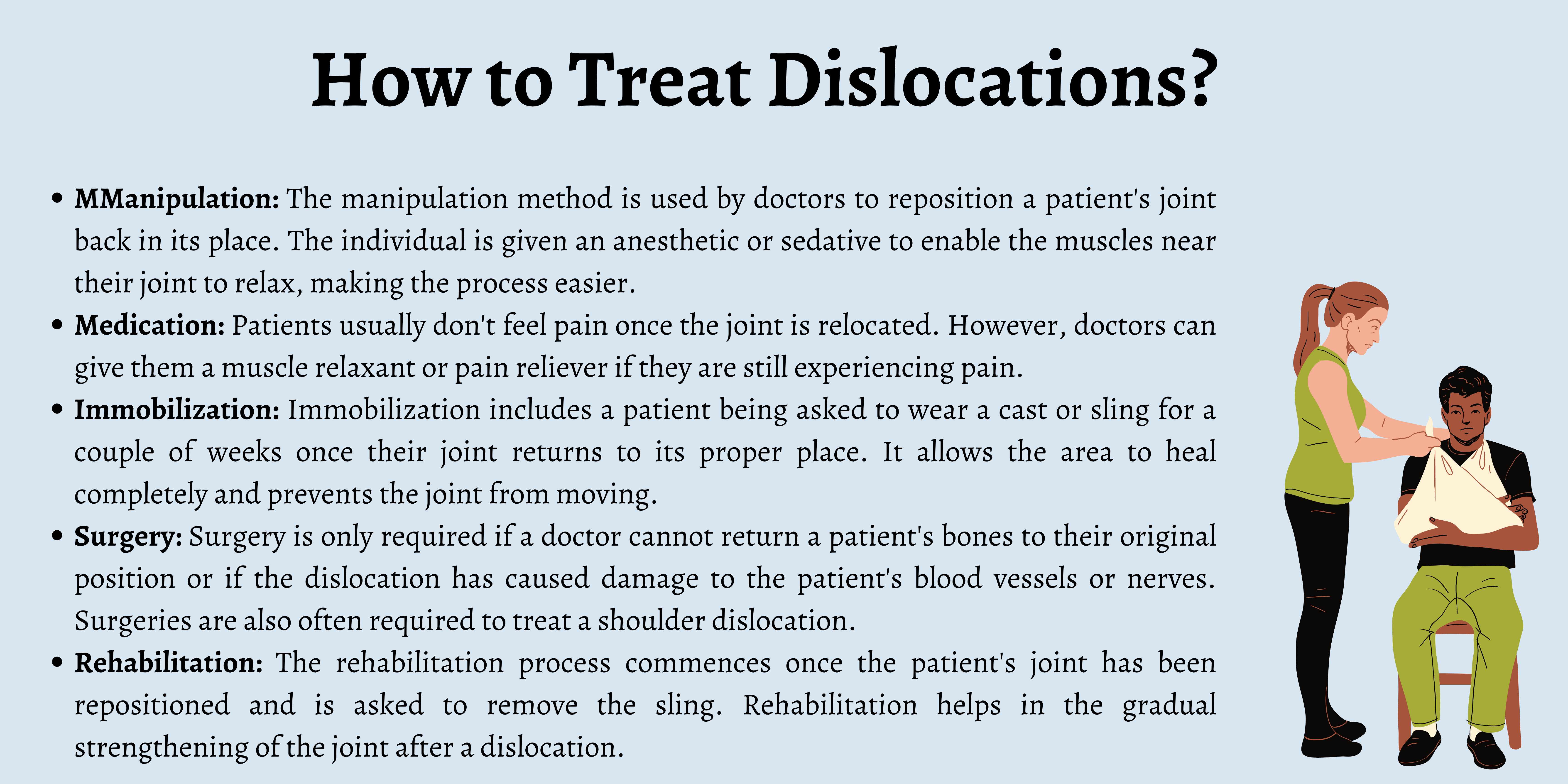 Dislocation shop first aid