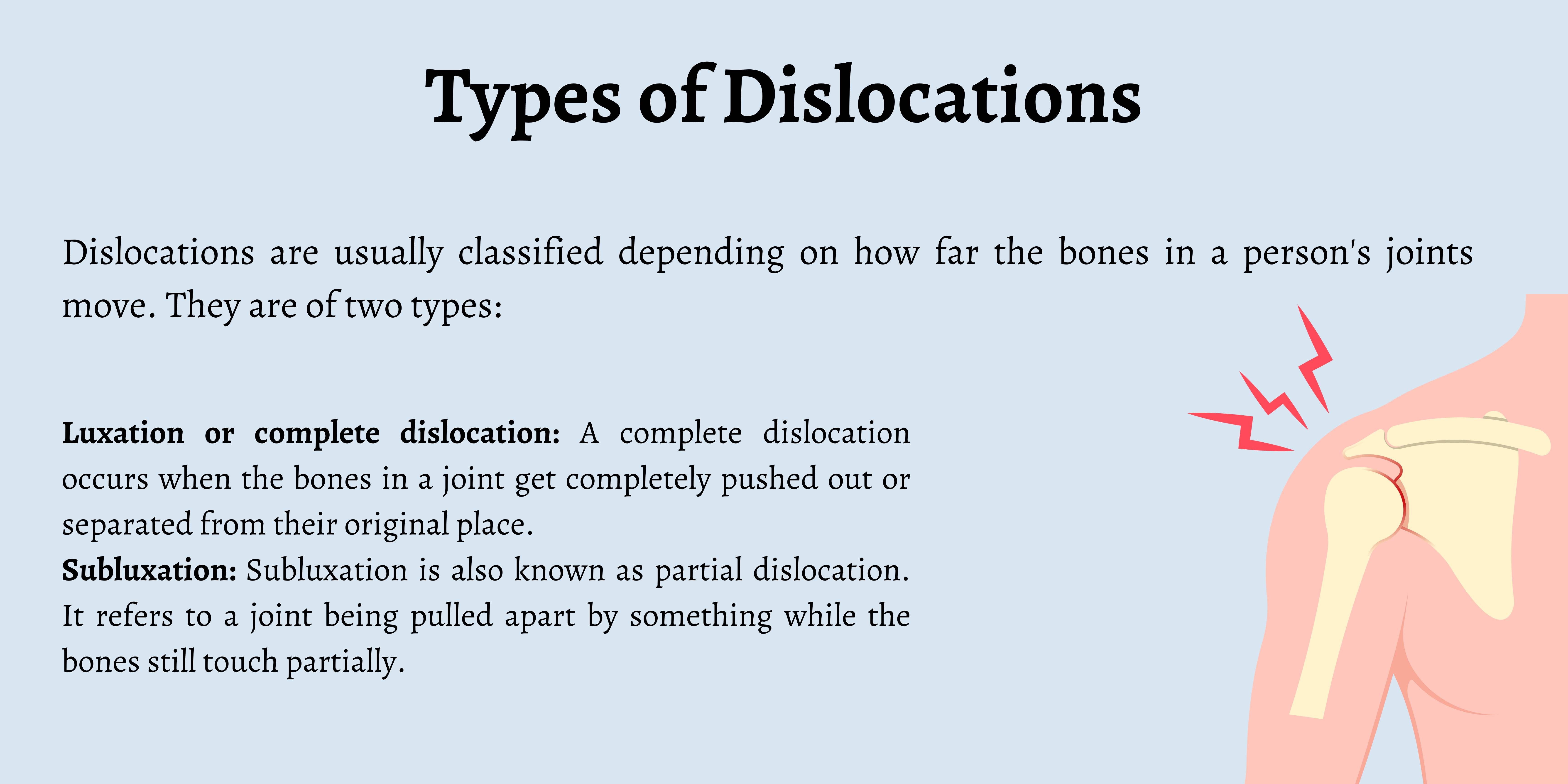 Dislocation shop first aid
