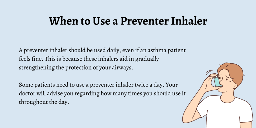 When to Use a Preventer Inhaler