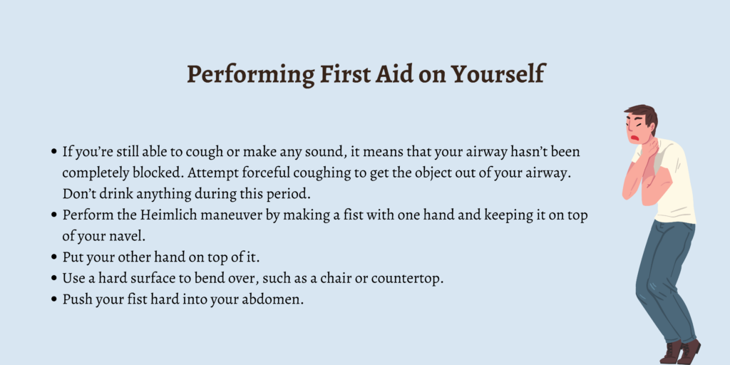 Performing First Aid on Yourself