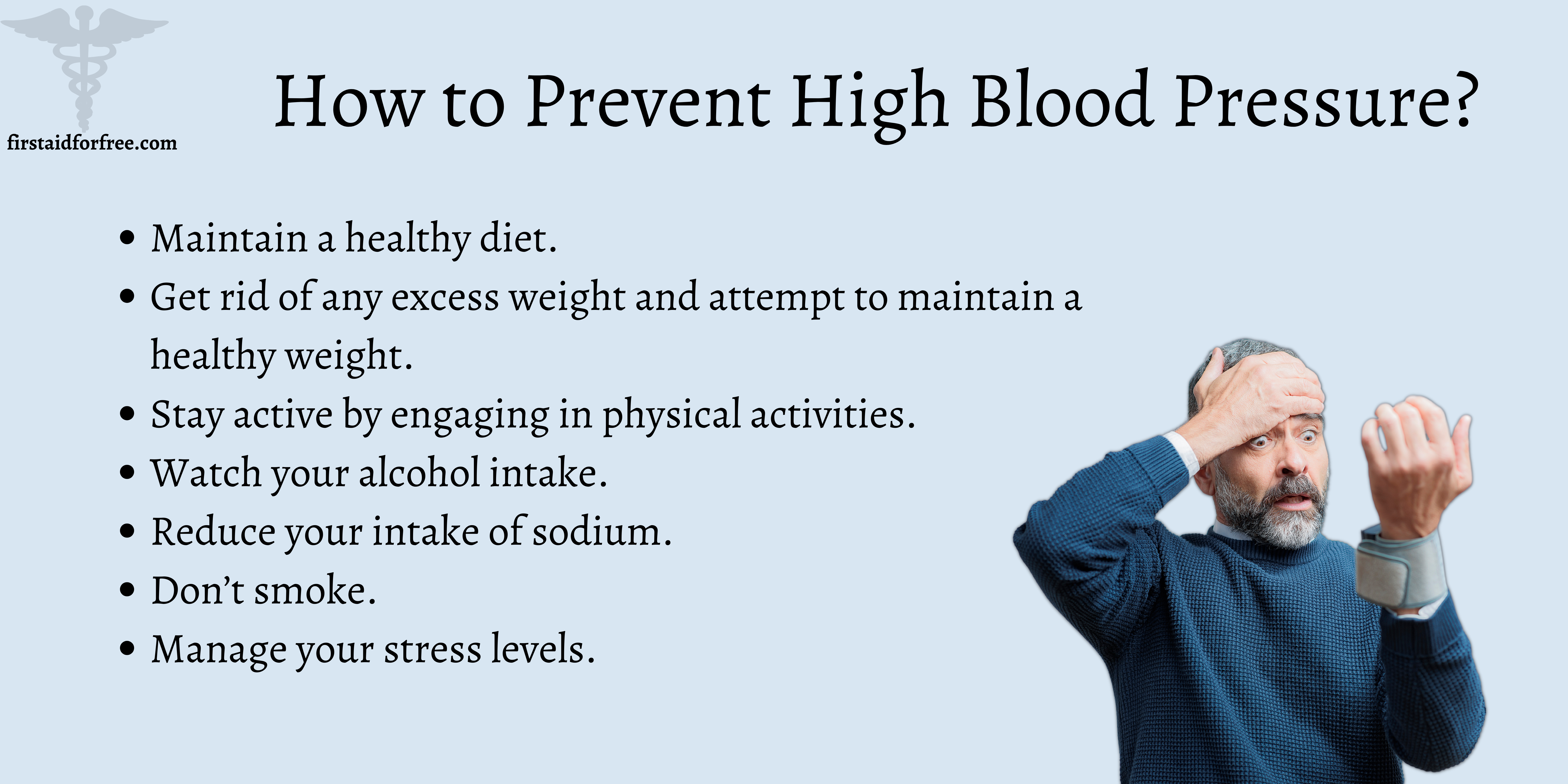 First aid shop for high blood