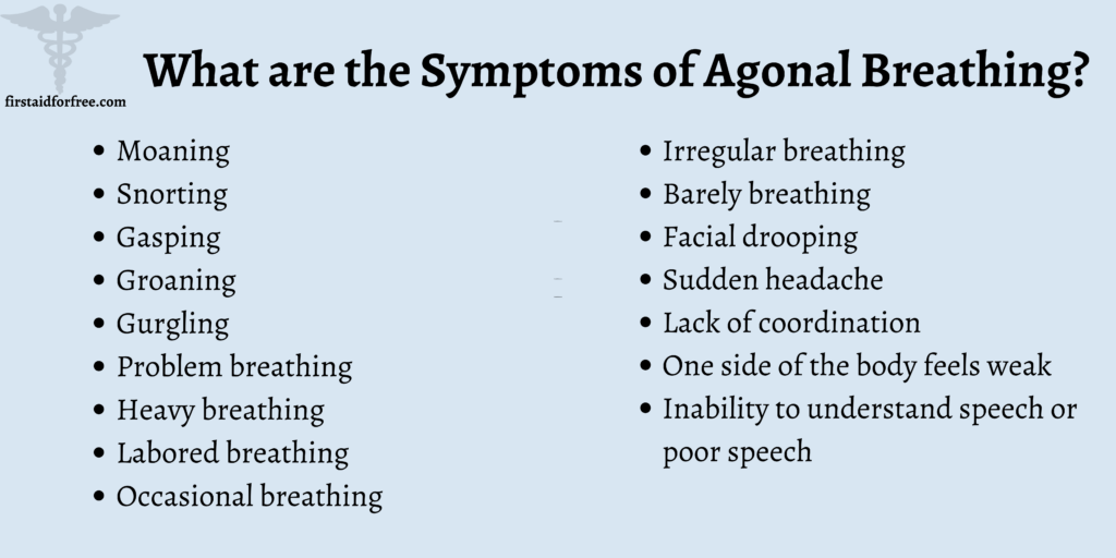 What are the Symptoms of Agonal Breathing