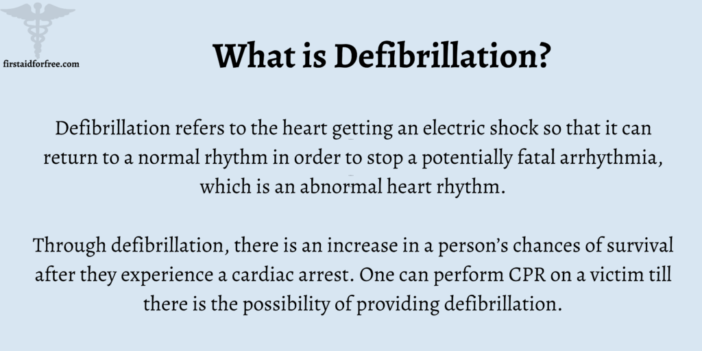 What is Defibrillation