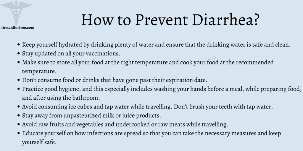 How to Prevent Diarrhea
