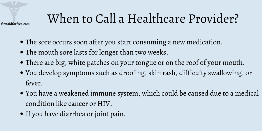 When to Call a Healthcare Provider