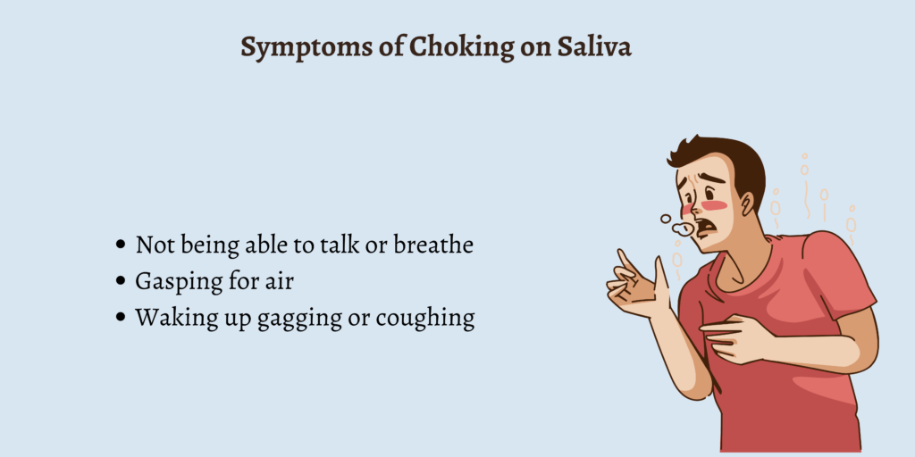 Symptoms of Choking on Saliva